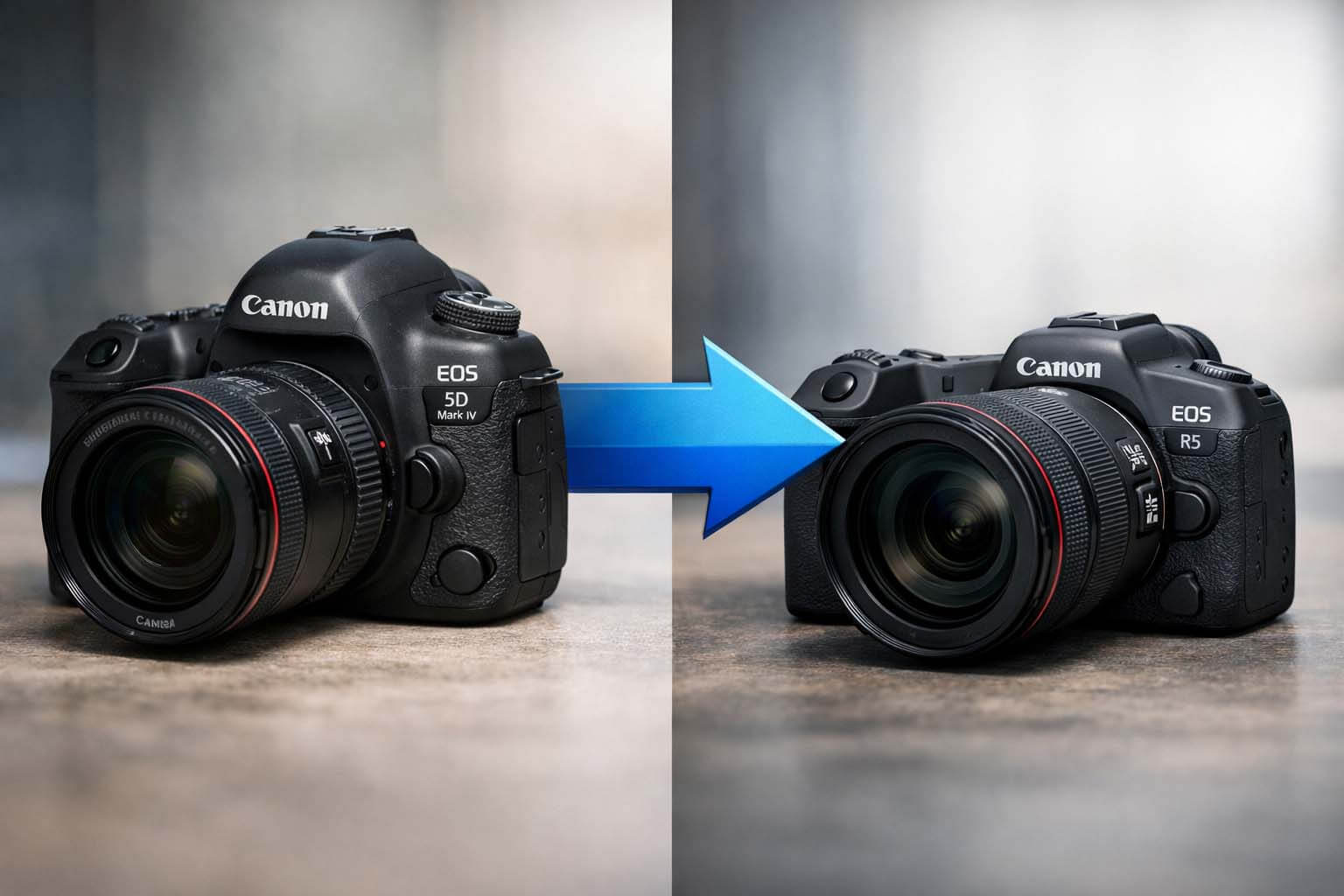 台中收購 Canon 單眼相機升級 R 系列比較 / Upgrading Canon EOS DSLR to R series mirrorless in Taichung.